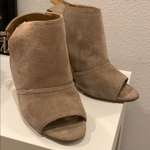 Suede wedges